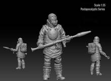 Kit de construcción de modelo de resina, figura RPG con soldado, 1/35 2024 - compra barato