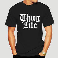 THUG LIFE T SHIRT S - XXL HIP HOP RAP 2PAC GANGSTA Men High Quality Custom Printed Tops Hipster Tees T-SHIRT-4430A 2024 - buy cheap