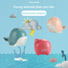 Sea Lion Playing In Water Baby Elephant Water Droplets Raining Clouds Bath Toys Children Baby Bathroom Shark Shampoo Shower Toys 2024 - buy cheap