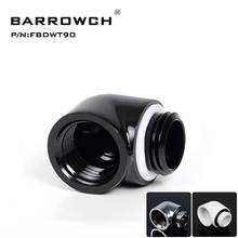 Barrowch-conector de tubo de refrigeración por agua para PC, adaptador de 90 grados G1/4 (macho a hembra), enfriador de agua FBDWT90 2024 - compra barato