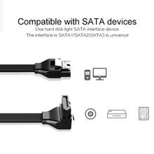40 см Sata SATA кабель 3,0 для жесткого диска SSD адаптер HDD кабель прямой 90 градусов Sata 3,0 кабель для Asus MSI Gigabyte кабель 2024 - купить недорого
