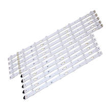 Fita de luz led 6 + 8 lâmpadas para samsung 55 polegadas., peças de tv anodo e306084/e251781 com função embutida/MU6100-55INCH-R/170724-4*1.5. 2024 - compre barato