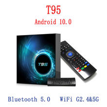 Android 10 tv caixa t95 h616 6k hd 2.4g & 5g wifi google voz assistente suporte múltiplos formatos de vídeo media player inteligente conjunto superior 2024 - compre barato