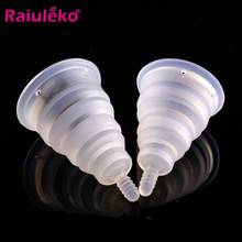 S/L Size Silicone Menstrual Cup Reusable Medical Grade Soft Vaginal Women Period Cup Feminine Hygiene Health Care Supplies 2024 - buy cheap