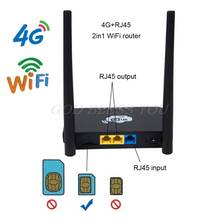 Roteador wifi portátil, sem fio, cpe, 3g, 4g, gateway fdd, lte, wcdmaglobal, destravamento antenas externas, slot de cartão sim, wan/porta de lan 2024 - compre barato