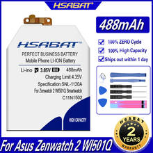 HSABAT-batería C11N1502 de 488mAh para Asus Zenwatch 2, WI501Q, 0B200-01630000 2024 - compra barato
