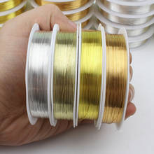 Cabo para miçangas dourado e de cobre, cabo de 0.3mm/0.4mm/0.5mm/0.6mm para fazer joias, diy, artesanato, acessórios de cordas de alta qualidade 2024 - compre barato