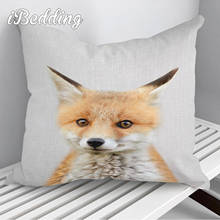 Funda de almohada cuadrada personalizada, cubierta de almohada con cremallera, 40x40,45x45cm, decoración del hogar, envío directo 2024 - compra barato