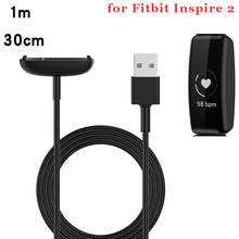 Cable de carga USB para Fitbit inspire 2, cargador de pulsera inteligente, Cable De Carga Rápida de reloj de alta calidad 2024 - compra barato