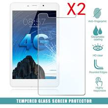 Protetor de tela de vidro temperado para tablet, 2 peças t8, cobertura completa, anti-arranhão, tela à prova de explosão 2024 - compre barato