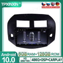 6+128G Android 10.0 For Toyota RAV4 2005-2013 Car Multimedia Player GPS Navigation Headunit Radio Audio Stereo Tape Recorder 2024 - buy cheap