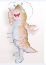 Mascote lagosta fantasia langouste crustáceos desenho propaganda roupa de desempenho vestido fantasia tamanho adulto mascote 2024 - compre barato