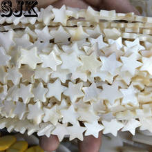 Natural Shell White Mother of Pearl Shell five-pointed star Pentagram Beads Approx 39CM Per Strand 10/12/15mm Diy Jewelry Making 2024 - buy cheap