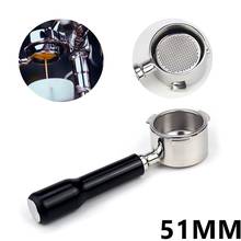 Portafiltro de café sin fondo de 51MM para Delonghi EC680/EC685, cesta de filtro de repuesto, accesorios de café 2024 - compra barato