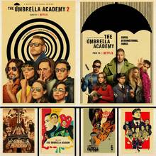 Póster retro de The Umbrella Academy, póster de Papel kraft de alta calidad, decoración para bar, café, dormitorio, pegatina de pared 2024 - compra barato