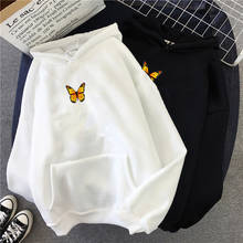 Butterfly Sweatshirt Women Aesthetic Hoodie Crewneck Top Autumn Womens Clothing Girlfriend Gift Oversized Top Hoodies sweatshirt 2024 - buy cheap