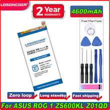 LOSONCOER 4600mAh C11P1801 Phone Battery For ASUS ROG 1 Game Phone ZS600KL Z01QD Battery +Free Tools 2024 - buy cheap
