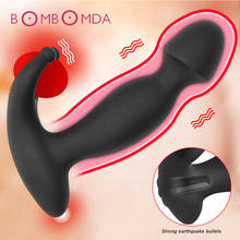 Consolador vibrador para hombres y mujeres, masajeador de próstata, tapón Anal, estimulador de punto G, masturbador, Juguetes sexuales para adultos, tiendas eróticas 2024 - compra barato