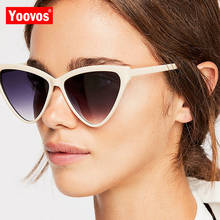 Yoovos 2021 New Cat Eye Sunglasses Women Brand Designer Candy Color Vintage Sun Glasses Outdoor UV400 Oculos De Sol 2024 - buy cheap