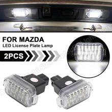 Luz LED para matrícula de coche, lámpara para Mazda A/T (también conocido como Mazda 6), 2014, 2015, 2016, 2017, sin errores, 2 uds. 2024 - compra barato