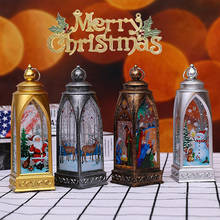 Christmas Castle Night Lamp Lantern Candle Flame Light Party Festival Fairy Light New Year Xmas Gift 3 2024 - buy cheap