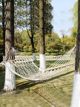 Cotton Thread Hanging Bed Camping Hammock For Outdoor Travelling Picnic Wooden Swing Chair Camping Hanging Bed 2024 - buy cheap