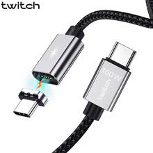 Twitch Magnetic USB C to USB Type C Cable for Xiaomi Redmi Note 8 Quick Charge 4.0 PD 100W Fast magnet Charging for MacBook Pro 2024 - buy cheap