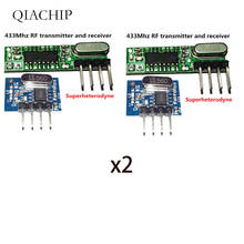 Juego de módulos de transmisor y receptor RF de 433 Mhz, tamaño pequeño para Arduino uno, kits Diy, 433 mhz, controles remotos, 1 Juego 2024 - compra barato