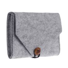 New Felt Pouch Power Bank Storage Bag For Data Cable Mouse Travel Organizer 20CA 2024 - buy cheap