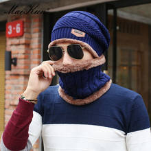 Maikun Hat Korean Version Of The New Men's Hat And Velvet Cycling Cap Warm And Windproof Winter Hat And Scarf Two Piece 2024 - buy cheap