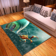 Underwater World 3D Printed Carpets Child Bedroom Play Crawl Area Rugs Kids Room Decor Large Size Carpet Home Hallway Floor Mats 2024 - buy cheap