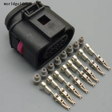 Worldgolden 8 pinos 1j0 973 714 1.5mm conector automático carro radar caixa de engrenagens cablagens soquete 1j0973714 para vw audi 2024 - compre barato
