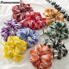 For Women Vintage Style Elastic Headband Hair Rubber Bands Colorful Hair Scrunchie Hair Tie Ponytail Holder Gum  Hair Accessorie 2024 - buy cheap