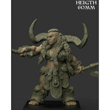 Unassambled 60mm ancient fantasy warrior stand    Resin figure miniature model kits Unpainted 2024 - buy cheap