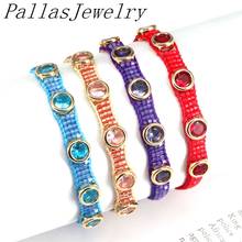 5Pcs Miyuki Bracelet Jewelry 2020 Crystal Round New Bracelets For Women, Handmade Woven Pulseras Mujer Jewellery Gift 2024 - buy cheap