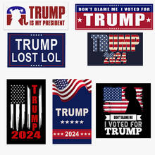 Trump 2024-pegatina de coche con bandera americana, Serie de pegatinas de moda creativa para coche, calcomanías decorativas para puerta, cuerpo y ventana 2024 - compra barato