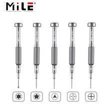 MILE 2D Precision Phone Maintenance Screwdriver Y0.6 PH000 Pentalobe 0.8 M2.5 T2 Bits OEM Screwdrivers Set 2024 - buy cheap