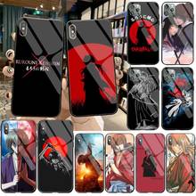 Чехол для телефона USAKPGRT Anime Rurouni Kenshin из мягкого закаленного стекла для iPhone 11 Pro XR XS MAX 8X7 6S 6 Plus SE 2020 2024 - купить недорого