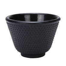 Promotion! Cast Iron Tea Cups Drinkware Chinese Handmade Kung Fu Coffee Tools Health Care Polka Dot Iron Cup Iron Pot Retro Cup- 2024 - buy cheap