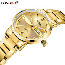 Marca de moda longbo relógio nova chegada lazer série esportiva aço completo calendário automático relógios pulso relógios masculinos qualidade superior 80555 2024 - compre barato