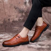 Men's Leather Casual Shoes Luxury Brand New Fashion Design for Gentleman Shoes Mocassins Homme Italian Classic Male Footwear #VI 2024 - buy cheap