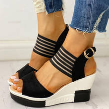 Karinluna high heels Leisure comfortable platform summer sandals women's Wedges shoes female 2024 - buy cheap
