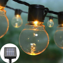 Guirnalda de luces Led solares para exteriores, 10/20 bombillas impermeables para decoración de jardín, balcón y Patio 2024 - compra barato