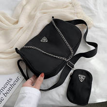 Solid Color Nylon Handbags and Purses Women Travel Black Crossbody Bag 2020 Summer Fashion Luxury Shoulder Messenger Bag Female 2024 - buy cheap