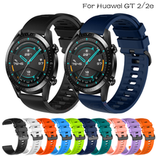 Correa de silicona para Huawei Watch GT 2 GT 46mm /GT 2e /HONOR Magic 2, pulsera deportiva de 22MM 2024 - compra barato