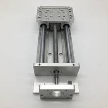 Mesa deslizante de fresado de precisión eléctrica, plataforma de tornillo de bola SBR, CNC, 300MM de carrera, carga pesada, etapa lineal, SFU1605 C7 2024 - compra barato