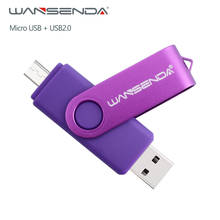 New Wansenda OTG USB Flash Drive 256GB 128GB 64GB 32GB 16GB 8GB Cle USB Pen Drive For Android /Tablet /PC USB 2.0 Pendrive 2024 - купить недорого