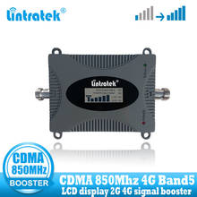 Lintratek-repetidor e amplificador de sinal de celular, gsm, 3g, cdma, 850 mhz, tela lcd 2024 - compre barato