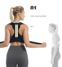Posture Corrector Men Women Upper Back Brace Clavicle Support Adjustable Back Straightener Pain Relief From Neck Back Shoulder 2024 - buy cheap