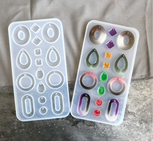 Brincos decorativos de silicone aouke, brincos pingentes geométricos de gota d' água, molde de silicone decorativo 2024 - compre barato